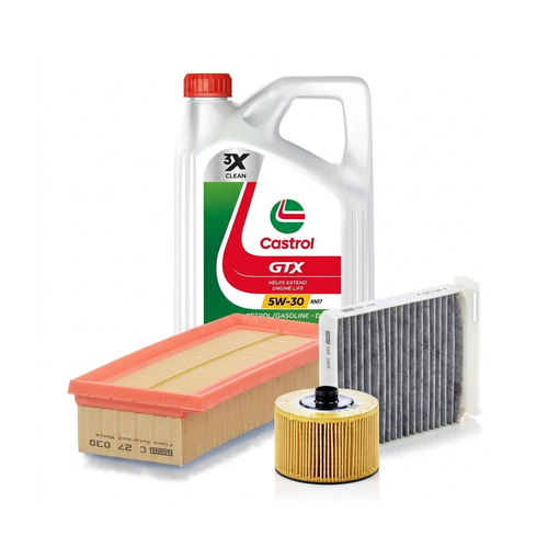 Kit revizie ulei Castrol GTX 5W-30 RN17 + filtre Dacia Duster HS 1.2 TCe 125 CP – MANN