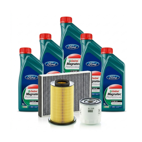 Kit revizie ulei Castrol Magnatec Professional Ford 5W-20 + filtre Ford Focus 3 1.6 LPG 117 CP – MANN