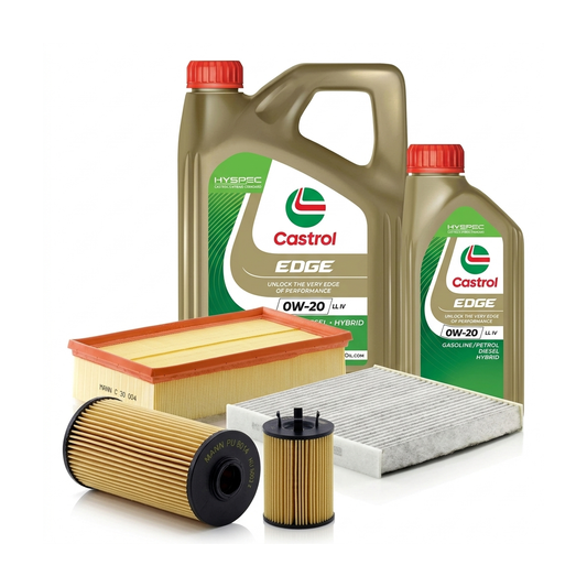 Kit revizie ulei Castrol EDGE 0W-20 LL IV + filtre VW Passat B8 2.0 TDI 150 CP – MANN