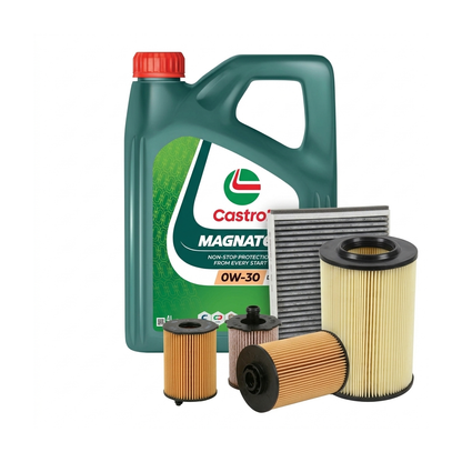 Kit revizie ulei Castrol MAGNATEC 0W-30 D + filtre Ford Focus 3 1.5 TDCi 95 CP – Bosch