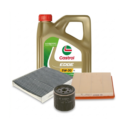Kit revizie ulei Castrol EDGE 5W-30 LL + filtre Skoda Octavia 3 1.6 110 CP – Bosch