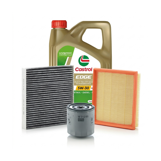 Kit revizie ulei Castrol EDGE 5W-30 LL + filtre VW Golf 7 1.6 110 CP – MANN
