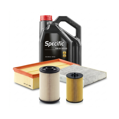 Kit revizie ulei Motul SPECIFIC 508 00 509 00 0W-20 + filtre VW Passat B8 2.0 TDI 190 CP – MANN