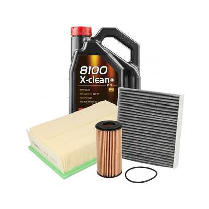 Kit revizie ulei Motul 8100 X-CLEAN+ 5W-30 + filtre Skoda Octavia 3 1.8 TSI 4x4 180 CP – PURRO