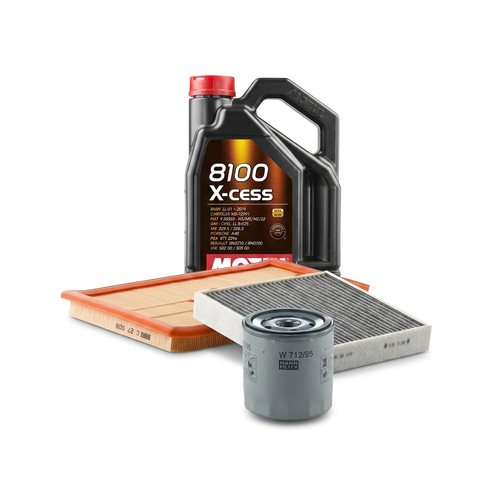 Kit revizie ulei Motul 8100 X-CESS 5W-40 + filtre Skoda Fabia 3 1.2 TSI 90 CP – MANN