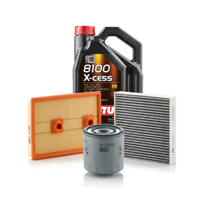 Kit revizie ulei Motul 8100 X-CESS 5W-40 + filtre Skoda Fabia 3 1.2 TSI 110 CP – MANN