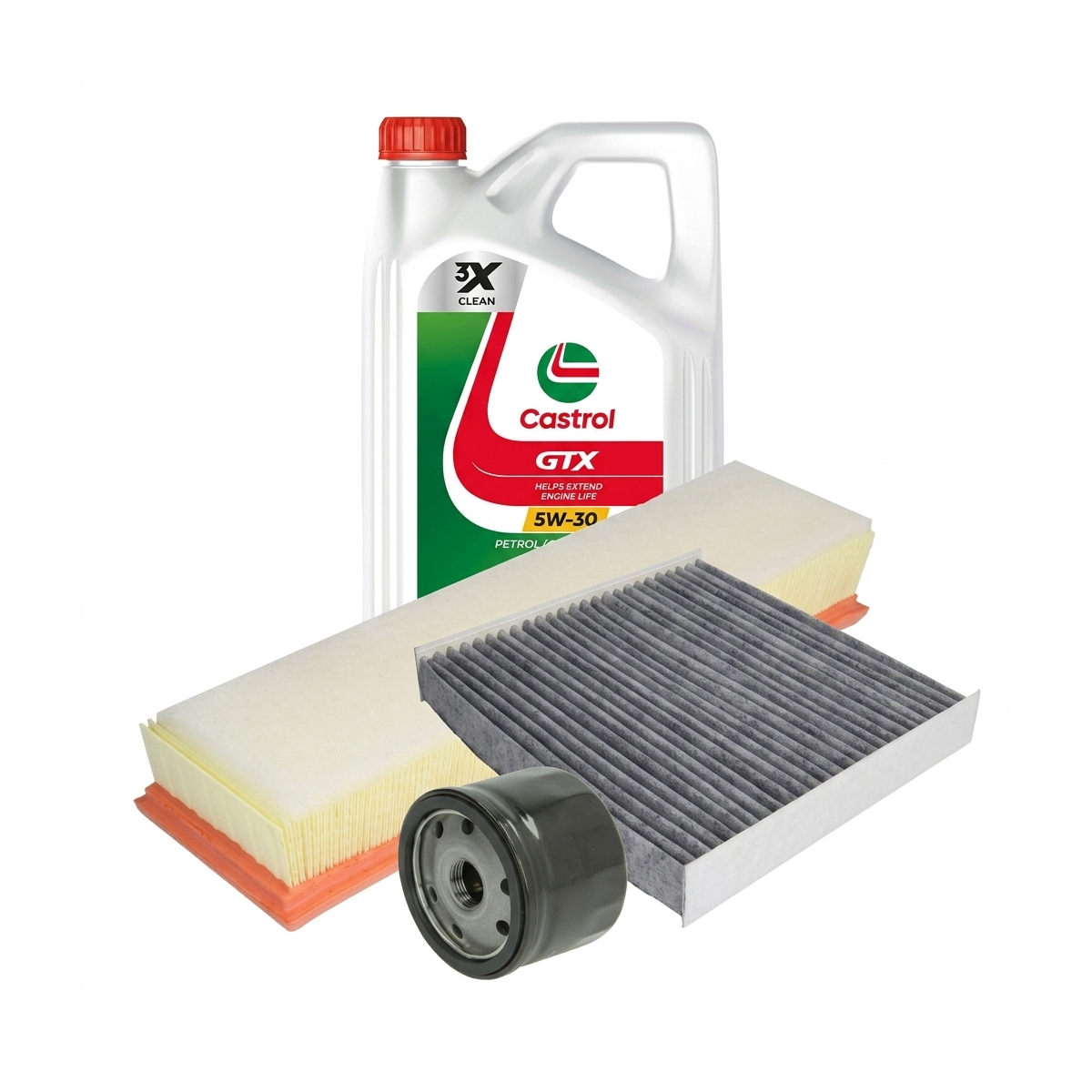 Kit revizie ulei Castrol GTX 5W-30 + filtre Dacia Logan 2 1.6 16V 105 CP – PURRO