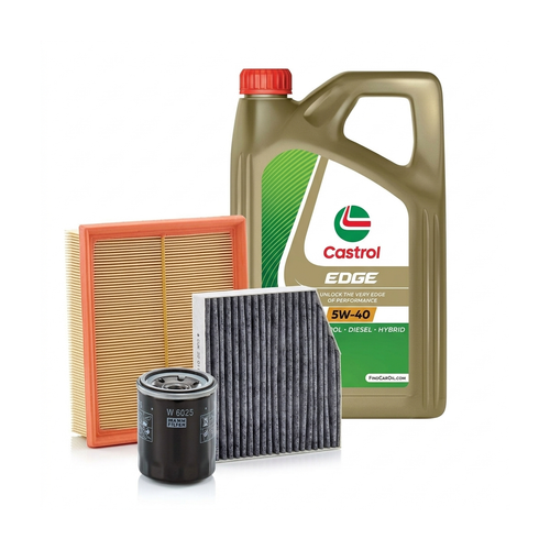 Kit revizie ulei Castrol EDGE 5W-40 + filtre Renault Clio 4 1.6 RS Trophy 220 CP – MANN