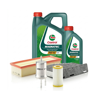 Kit revizie ulei Castrol MAGNATEC 5W-40 A3/B4 + filtre VW Jetta 4 1.8 TSI 170 CP – MANN