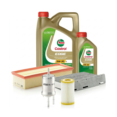 Kit revizie ulei Castrol EDGE 5W-30 LL + filtre VW Jetta 4 1.8 TSI 170 CP – MANN