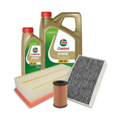 Kit revizie ulei Castrol EDGE 5W-30 LL + filtre VW Jetta 4 1.8 TSI 170 CP – PURRO