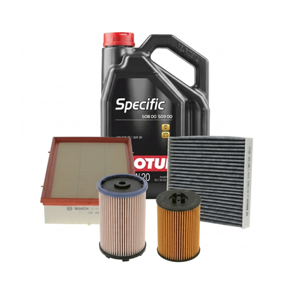 Kit revizie ulei Motul SPECIFIC 508 00 509 00 0W-20 + filtre VW Passat B8 2.0 TDI 4motion 150 CP – Bosch