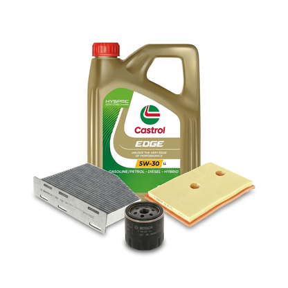 Kit revizie ulei Castrol EDGE 5W-30 LL + filtre VW Tiguan 5N 1.4 TSI 125 CP – Bosch