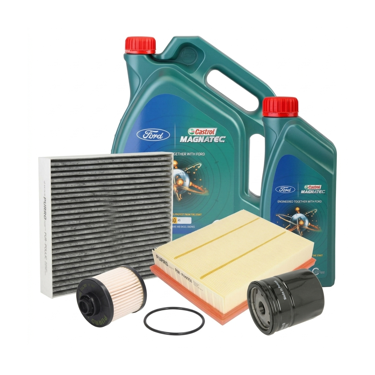 Kit revizie ulei Castrol Ford Magnatec A5 5W-30 – PURRO