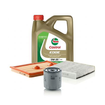 Kit revizie ulei Castrol EDGE 0W-20 LL IV + filtre VW Passat B8 1.4 GTE Hybrid 218 CP – MANN