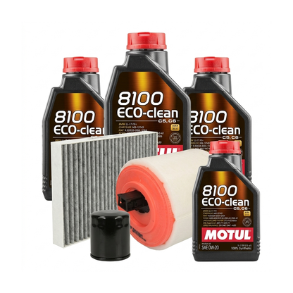 Kit revizie ulei Motul 8100 ECO-CLEAN 0W-20 + filtre Opel Astra K 1.4 Turbo 125 CP – PURRO