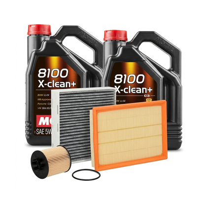 Kit revizie ulei Motul 8100 X-CLEAN+ 5W-30 + filtre VW Tiguan 5N 1.4 TSI 150 CP – PURRO
