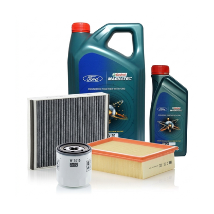 Kit revizie ulei Castrol Ford Magnatec 0W-20 + filtre Ford Kuga 2 2.5 150 CP – MANN