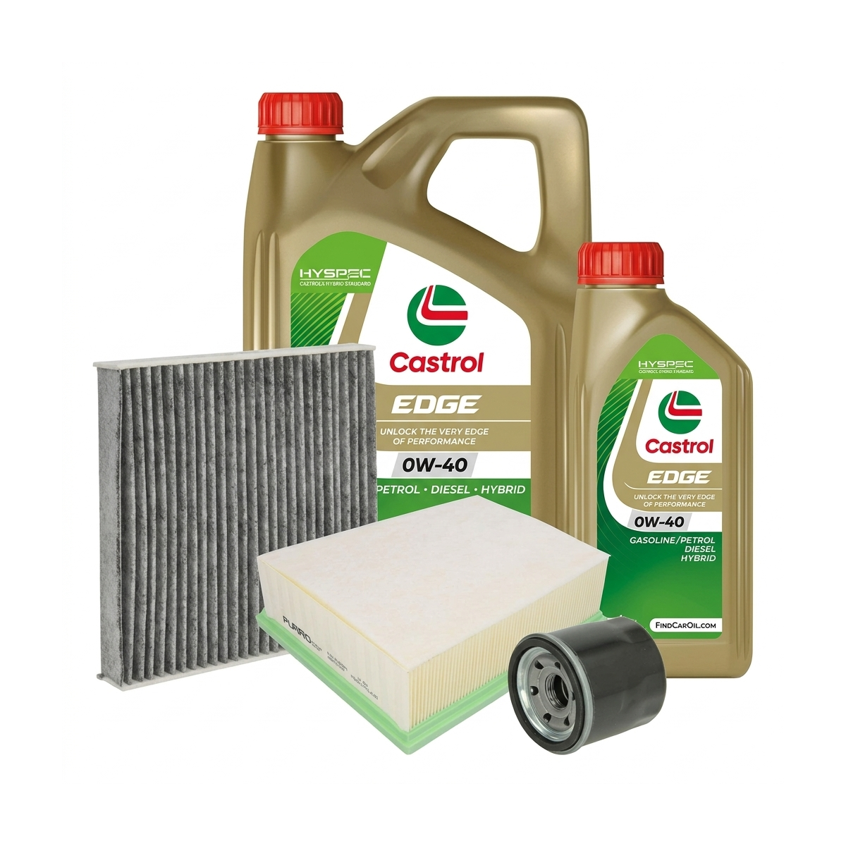 Kit revizie ulei Castrol EDGE 0W-40 + filtre Renault Talisman LP 1.6 TCe 200 CP – PURRO