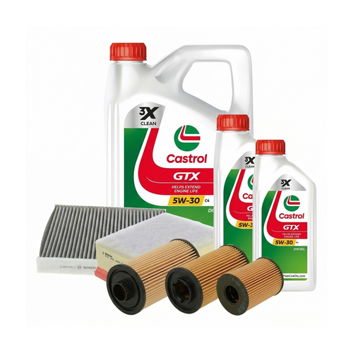 Kit revizie ulei Castrol GTX 5W-30 C4 + filtre Renault Talisman LP 1.6 dCi 130 CP – Bosch