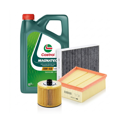 Kit revizie ulei Castrol MAGNATEC 5W-40 A3/B4 + filtre Renault Megane 4 1.2 TCe 130 CP – MANN