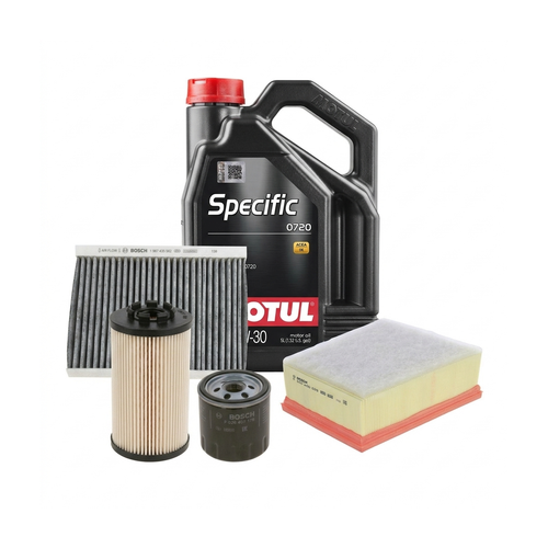Kit revizie ulei Motul SPECIFIC 0720 5W-30 + filtre Renault Megane 4 1.5 dCi 110 CP – Bosch