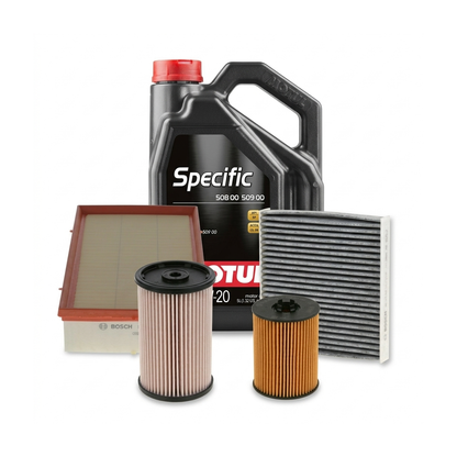 Kit revizie ulei Motul SPECIFIC 508 00 509 00 0W-20 + filtre VW Passat B8 2.0 TDI 184 CP – Bosch