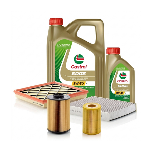 Kit revizie ulei Castrol EDGE 5W-30 LL + filtre Opel Astra J 1.7 CDTI 131 CP – MANN