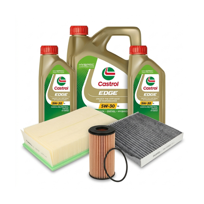 Kit revizie ulei Castrol EDGE 5W-30 LL + filtre VW Tiguan AD1/AX1 2.0 TSI 4motion 220 CP – PURRO