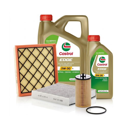 Kit revizie ulei Castrol EDGE 5W-30 LL + filtre Opel Astra J 1.6 Turbo 4x4 180 CP – MANN