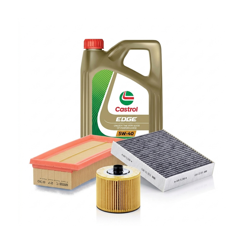 Kit revizie ulei Castrol EDGE 5W-40 + filtre Dacia Duster HM 1.2 TCe 125 4x4 125 CP – MANN