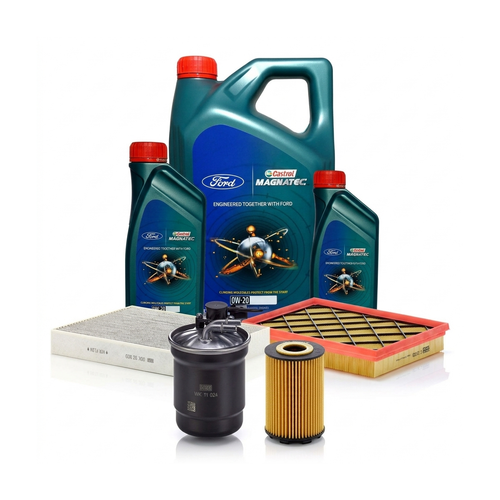 Kit revizie ulei Castrol Ford Magnatec 0W-20 + filtre Ford Focus 4 1.5 EcoBlue 95 CP – MANN
