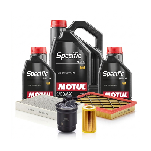 Kit revizie ulei Motul SPECIFIC 952-A1 0W-20 + filtre Ford Focus 4 1.5 EcoBlue 120 CP – MANN