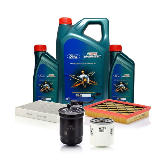 Kit revizie ulei Castrol Ford Magnatec 0W-20 + filtre Ford Focus 4 2.0 EcoBlue 150 CP – MANN