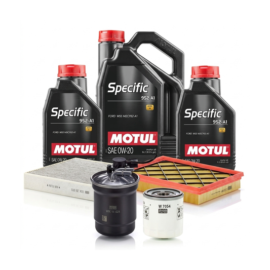 Kit revizie ulei Motul SPECIFIC 952-A1 0W-20 + filtre Ford Focus 4 2.0 EcoBlue 150 CP – MANN