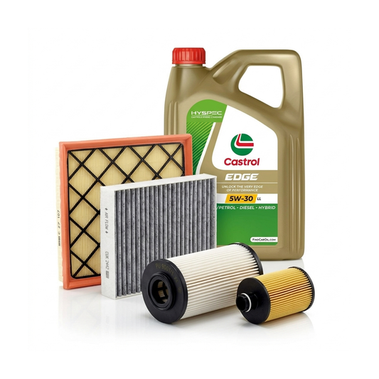 Kit revizie ulei Castrol EDGE 5W-30 LL + filtre Opel Astra J 2.0 CDTI 131 CP – MANN