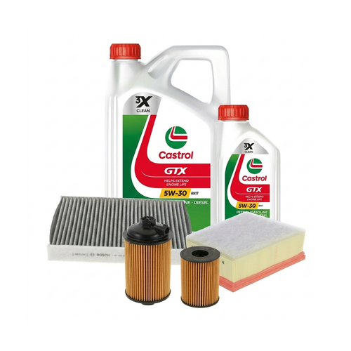 Kit revizie ulei Castrol GTX 5W-30 RN17 + filtre Renault Megane 4 1.5 Blue dCi 115 CP – Bosch
