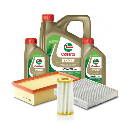Kit revizie ulei Castrol EDGE 0W-20 LL IV + filtre Skoda Octavia 3 2.0 TSI 190 CP – MANN