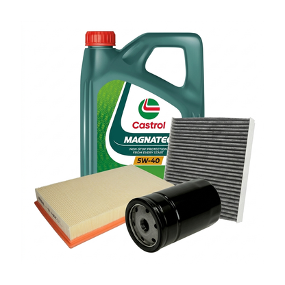 Kit revizie ulei Castrol MAGNATEC 5W-40 A3/B4 + filtre VW Golf 4 2.0 BiFuel 116 CP – PURRO