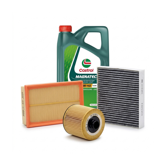 Kit revizie ulei Castrol MAGNATEC 5W-40 + filtre Renault Clio 4 0.9 TCe 75 76 CP – MANN