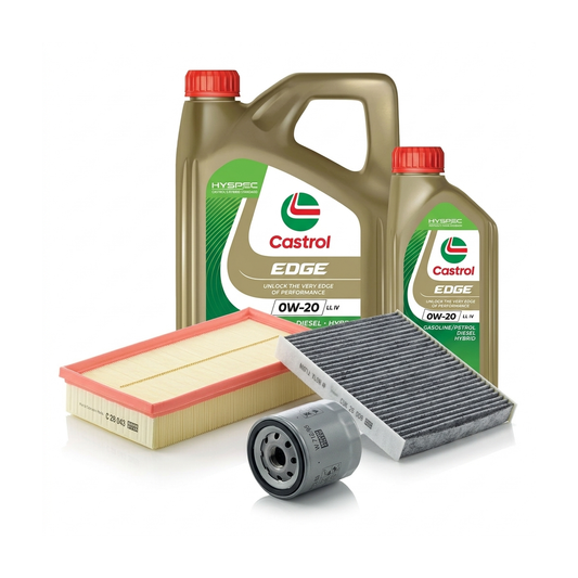 Kit revizie ulei Castrol EDGE 0W-20 LL IV + filtre Skoda Superb 3 1.5 TSI 150 CP – MANN