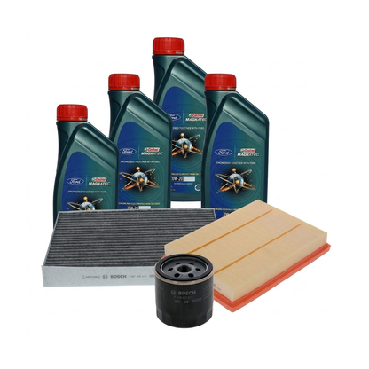 Kit revizie ulei Castrol Magnatec Professional Ford 0W-20 + filtre Ford Focus 4 1.5 Ti-VCT 123 CP – Bosch
