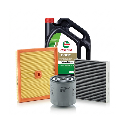 Kit revizie ulei Castrol EDGE 0W-20 LL IV + filtre VW Touran 5T1 1.0 TSI 116 CP – MANN