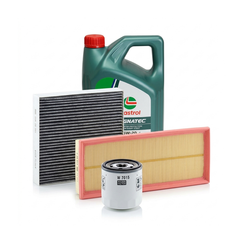 Kit revizie ulei Castrol Magnatec Professional Ford 5W-20 + filtre Ford Mondeo 5 2.0 Hybrid 188 CP – MANN