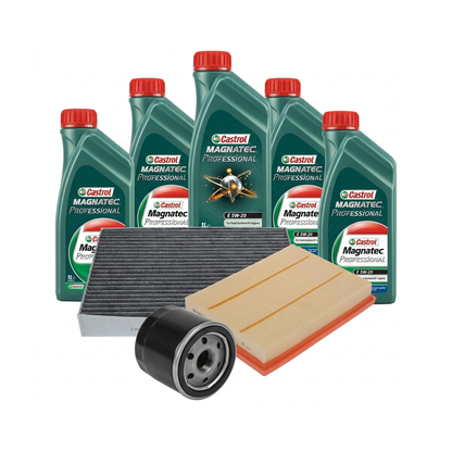 Kit revizie ulei Castrol Magnatec Professional Ford 5W-20 + filtre Ford Focus 4 2.3 ST EcoBoost 280 CP – Bosch