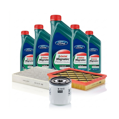 Kit revizie ulei Castrol Magnatec Professional Ford 5W-20 + filtre Ford Focus 4 2.3 ST EcoBoost 280 CP – MANN