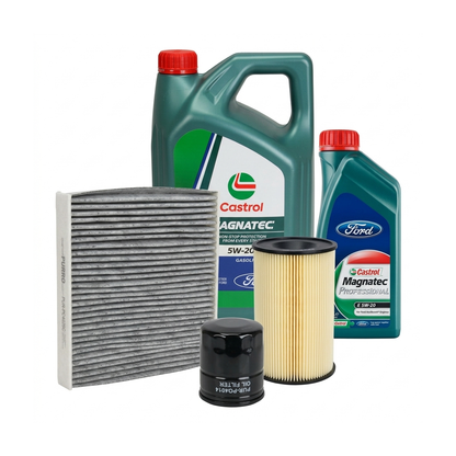 Kit revizie ulei Castrol Magnatec Professional Ford 5W-20 + filtre Ford Kuga 2 2.0 EcoBoost 4x4 230 CP – PURRO