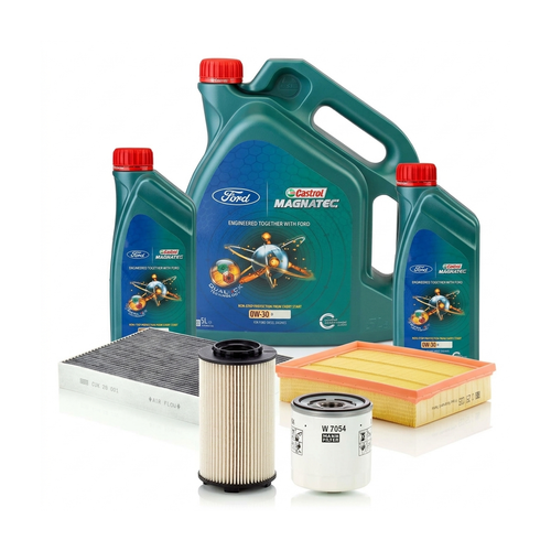 Kit revizie ulei Castrol Ford Magnatec D 0W-30 + filtre Ford Mondeo 5 2.0 EcoBlue 4x4 190 CP – MANN