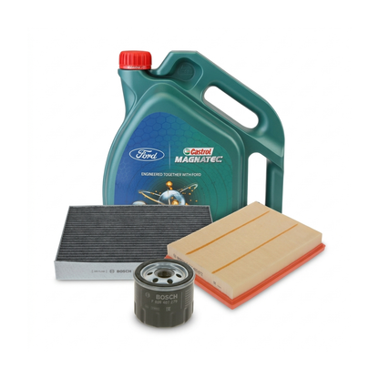 Kit revizie ulei Castrol Ford Magnatec D 0W-30 + filtre Ford Kuga 3 1.5 EcoBoost 120 CP – Bosch
