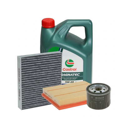Kit revizie ulei Castrol Magnatec Professional Ford 5W-20 + filtre Ford Kuga 3 1.5 EcoBoost 120 CP – Bosch